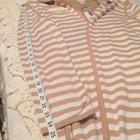 🌺 Chico’s Reversible Stripe Cardigan Sweater 🌺 - Picture 6 of 8